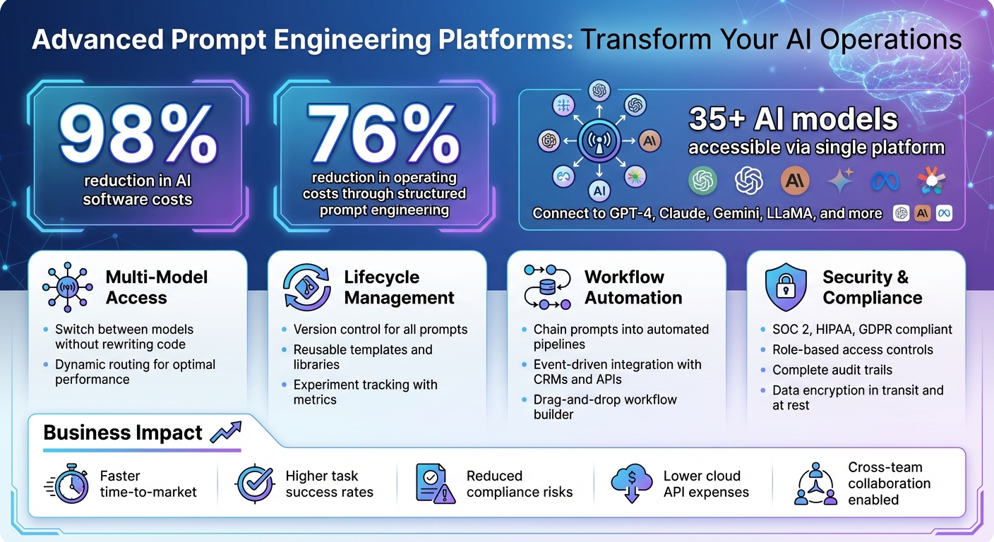 Prompt Engineering Platform Benefits: Cost Savings and Key Features