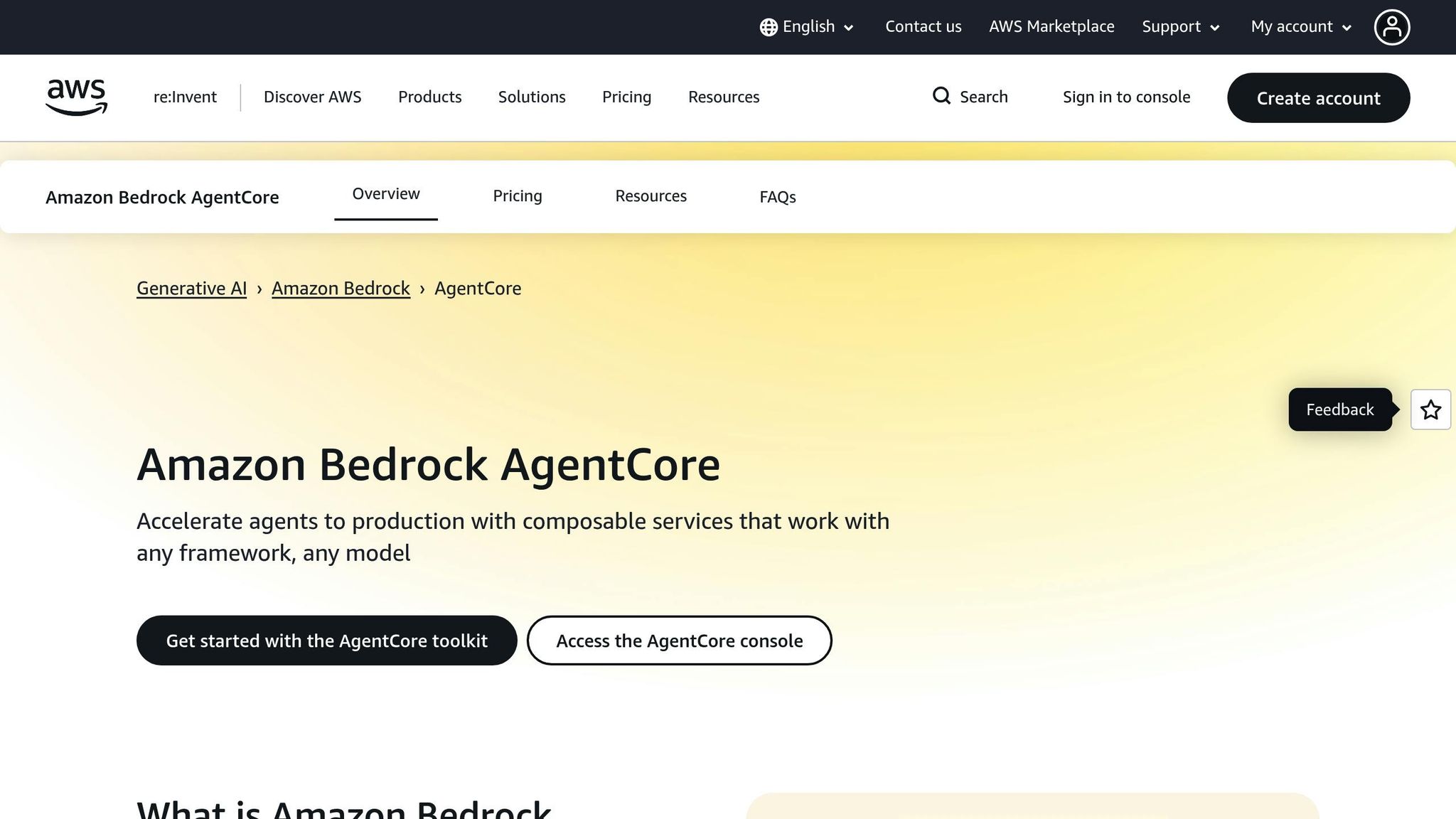 AWS Bedrock AgentCore