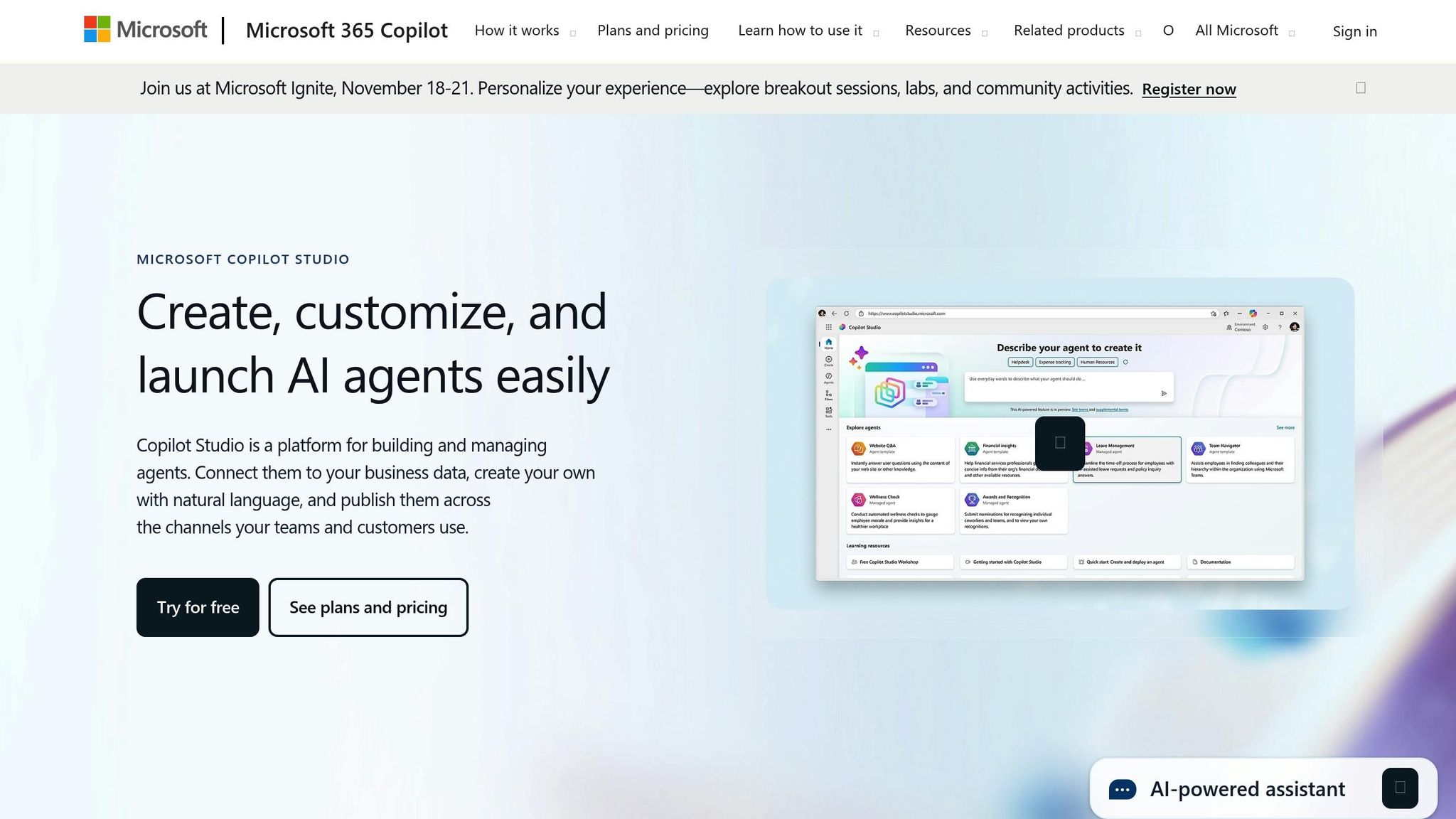 Microsoft Copilot Studio