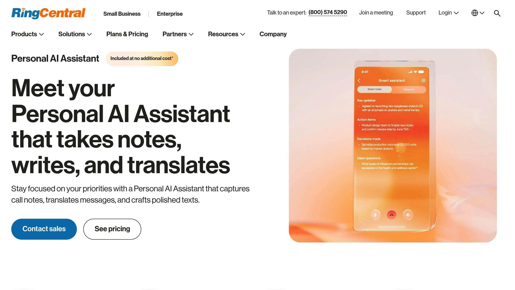 RingCentral AI Assistant