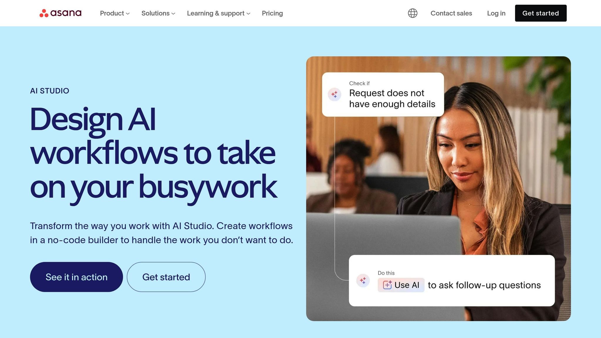 Asana AI Studio