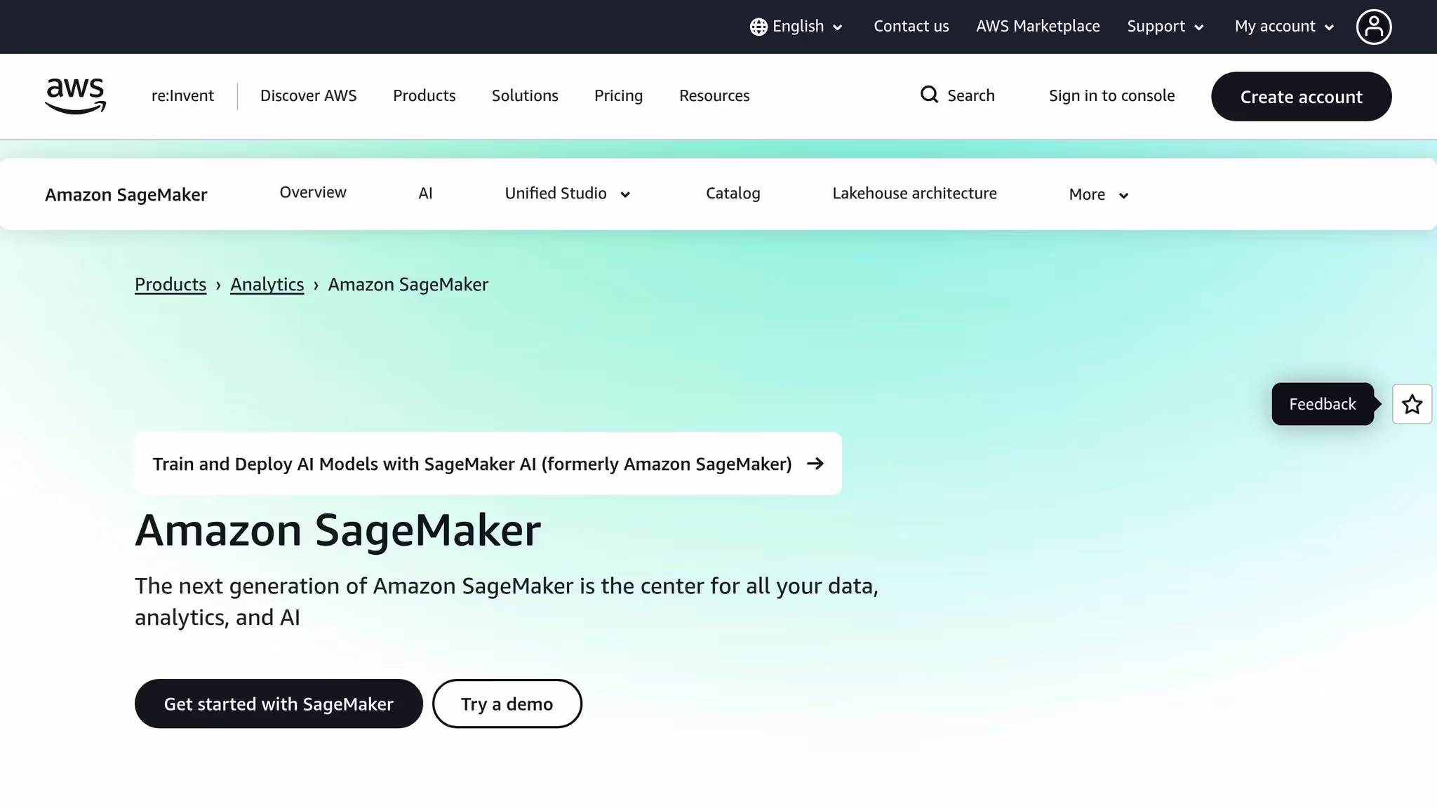 AWS SageMaker