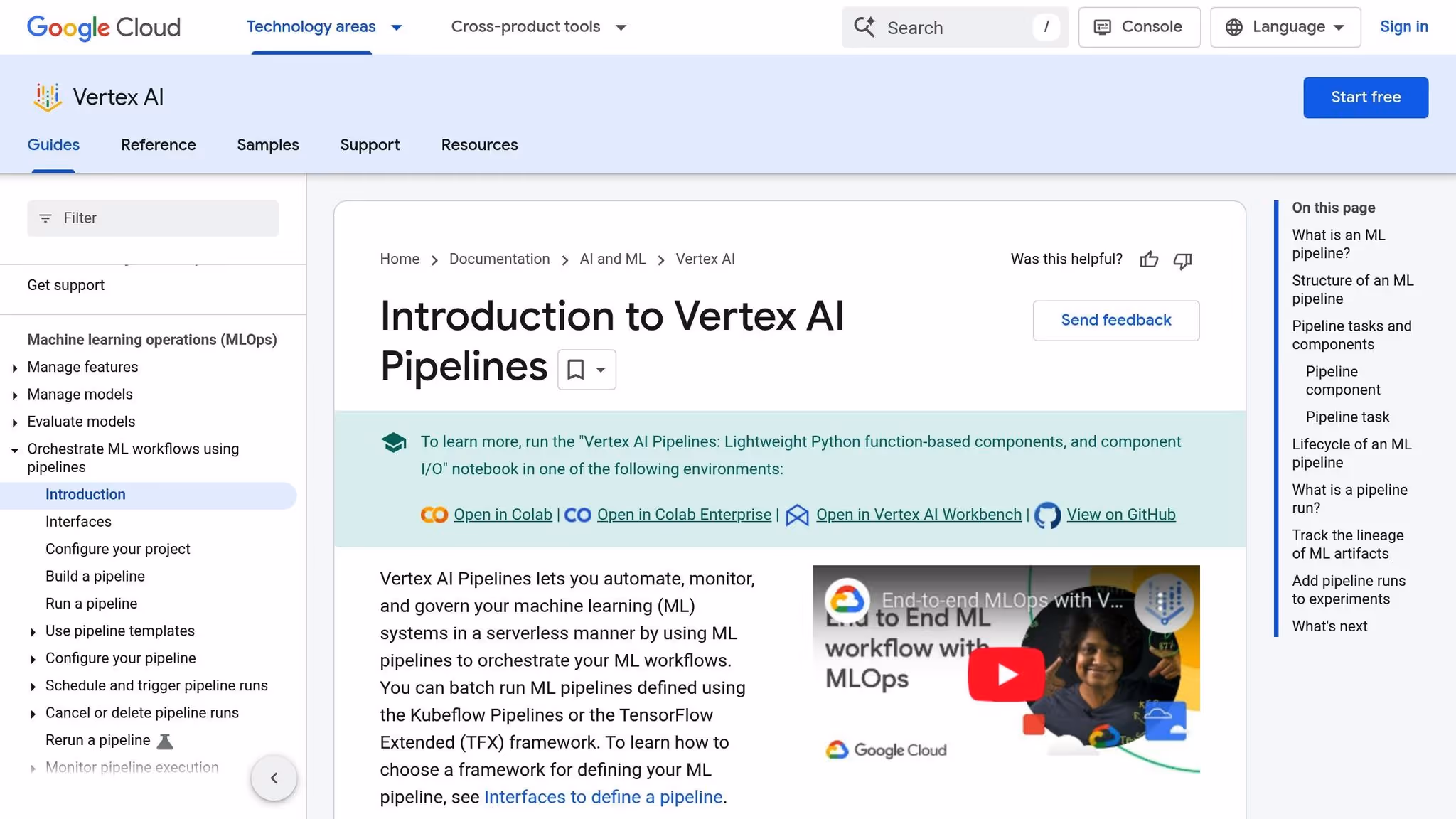Google Vertex AI Pipelines