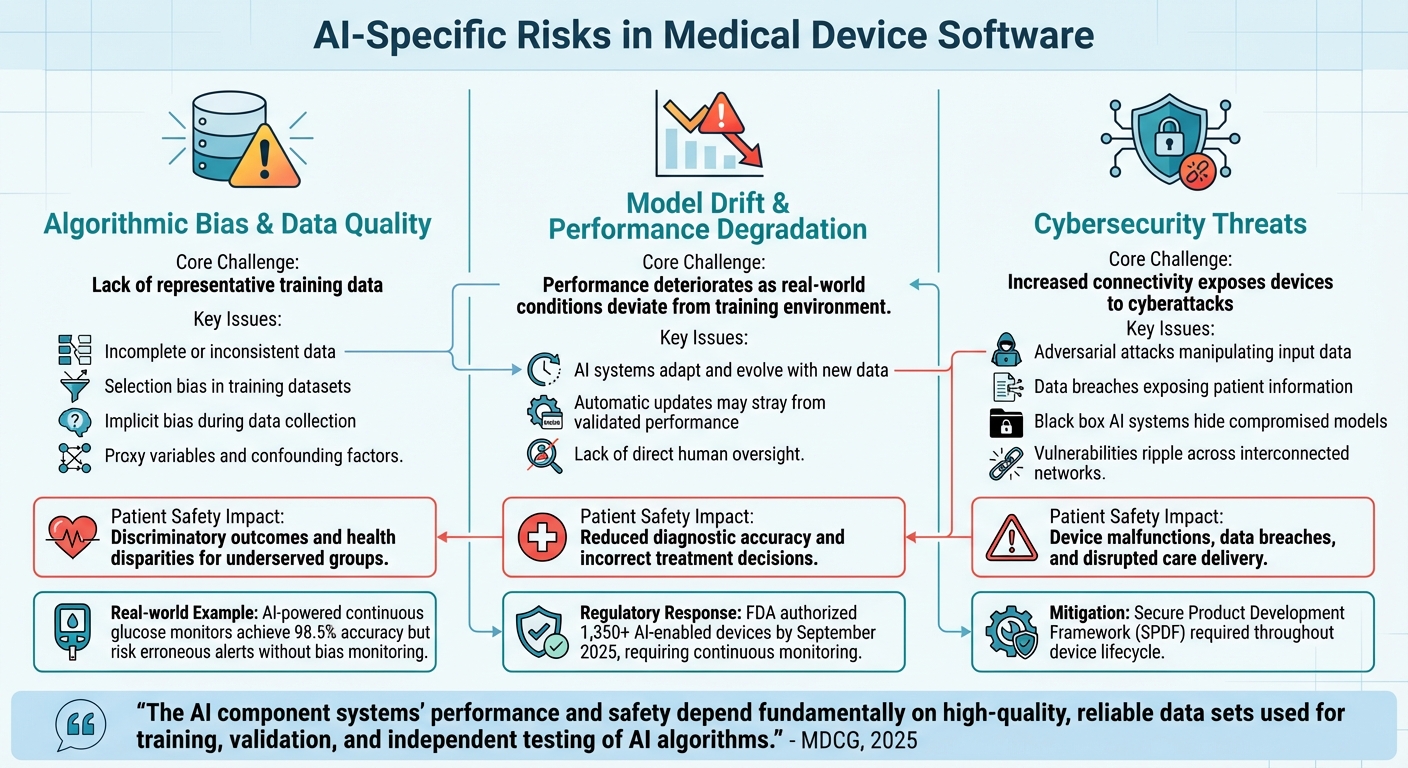 AI Risk Categories in Medical Devices: Challenges and Patient Safety Impact