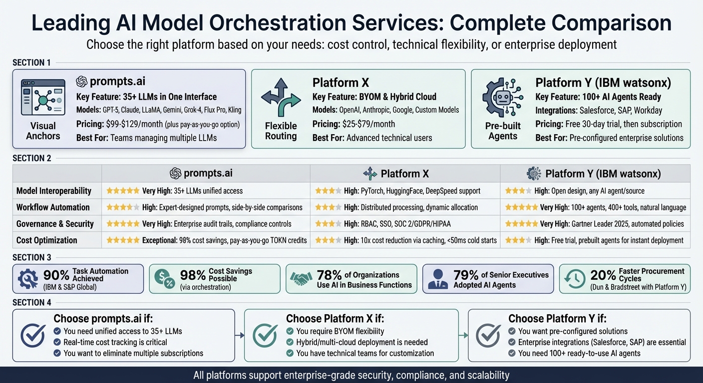 AI Model Orchestration Platforms Comparison: Features, Pricing, and Best Use Cases