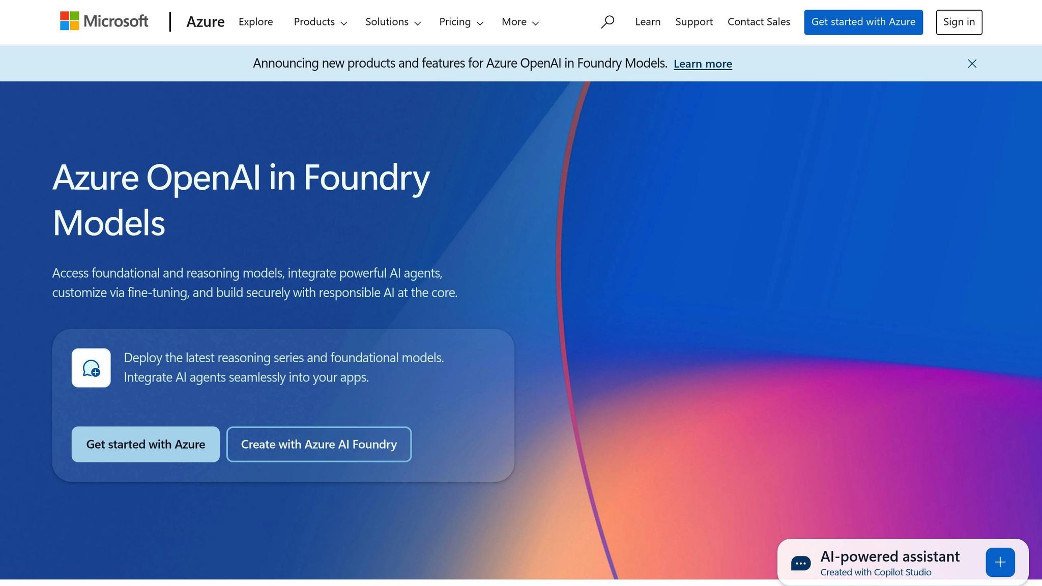 Microsoft Azure OpenAI Service