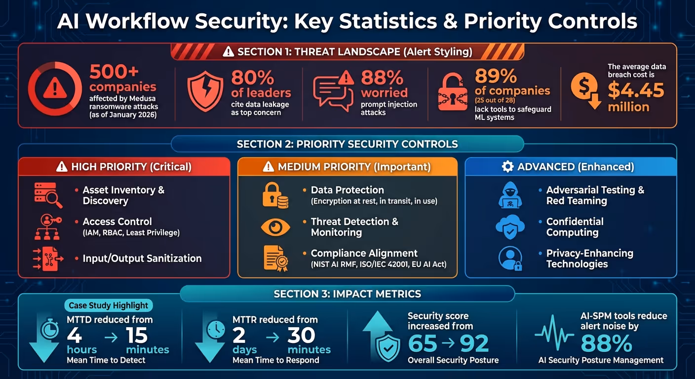 AI Workflow Security Statistics and Priority Controls 2026
