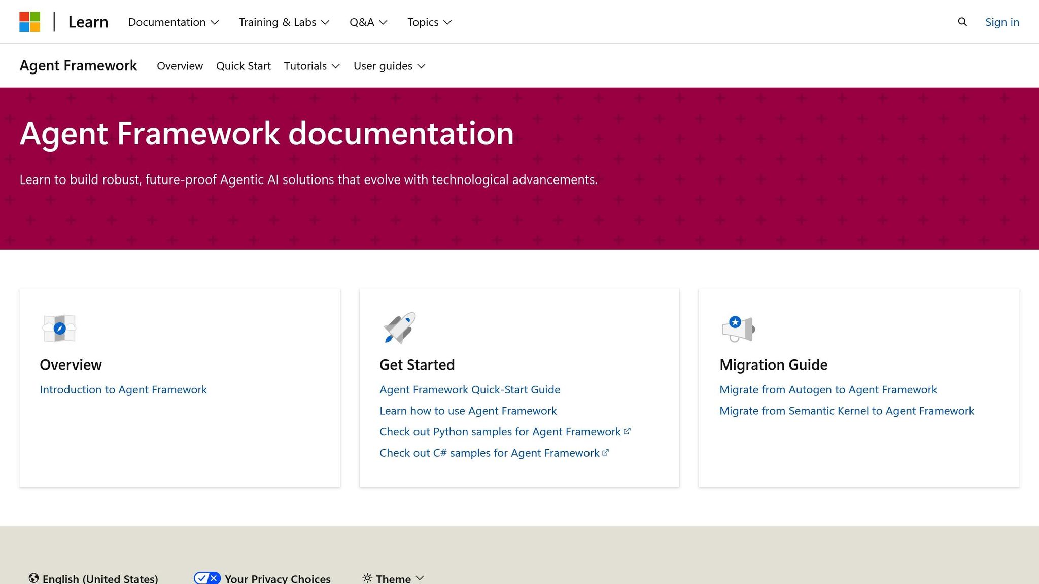 Microsoft Agent Framework