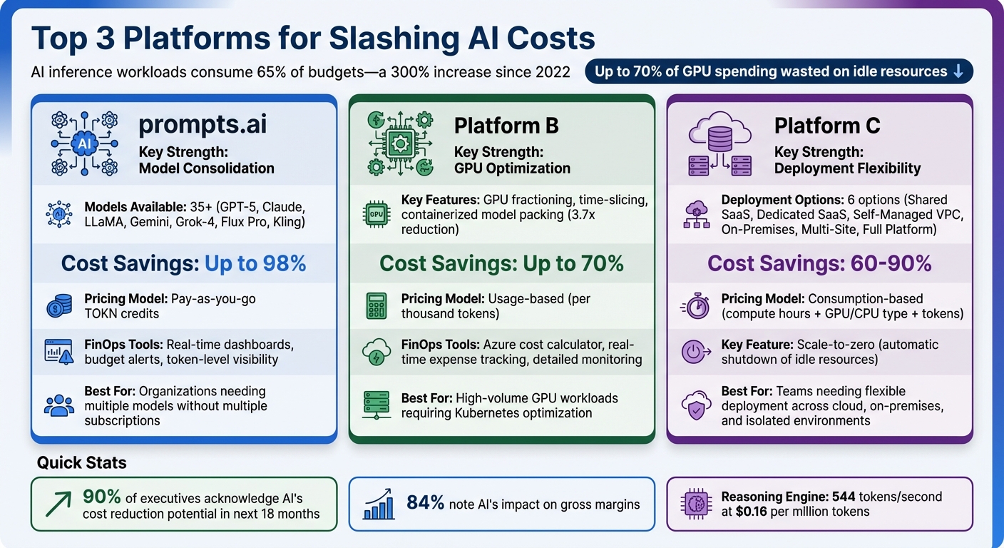 AI Cost Reduction Platform Comparison: Features and Savings