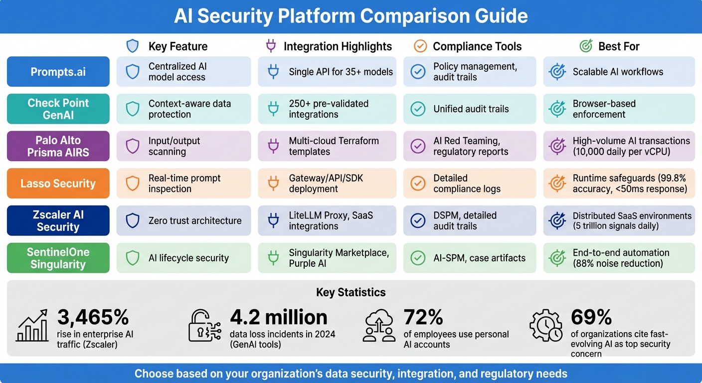 AI Security Platform Comparison: Features, Integration & Best Use Cases