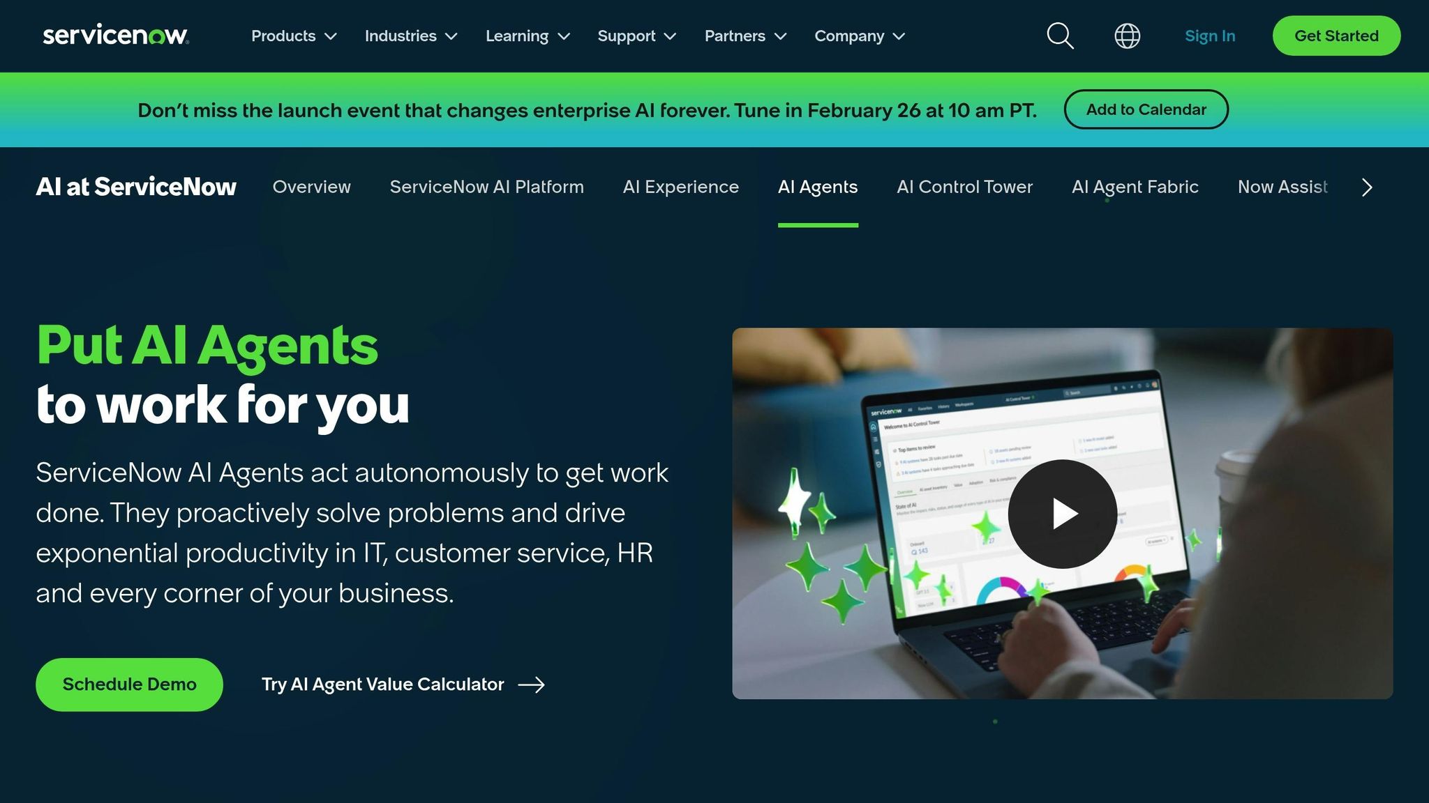 ServiceNow AI Agent Orchestrator