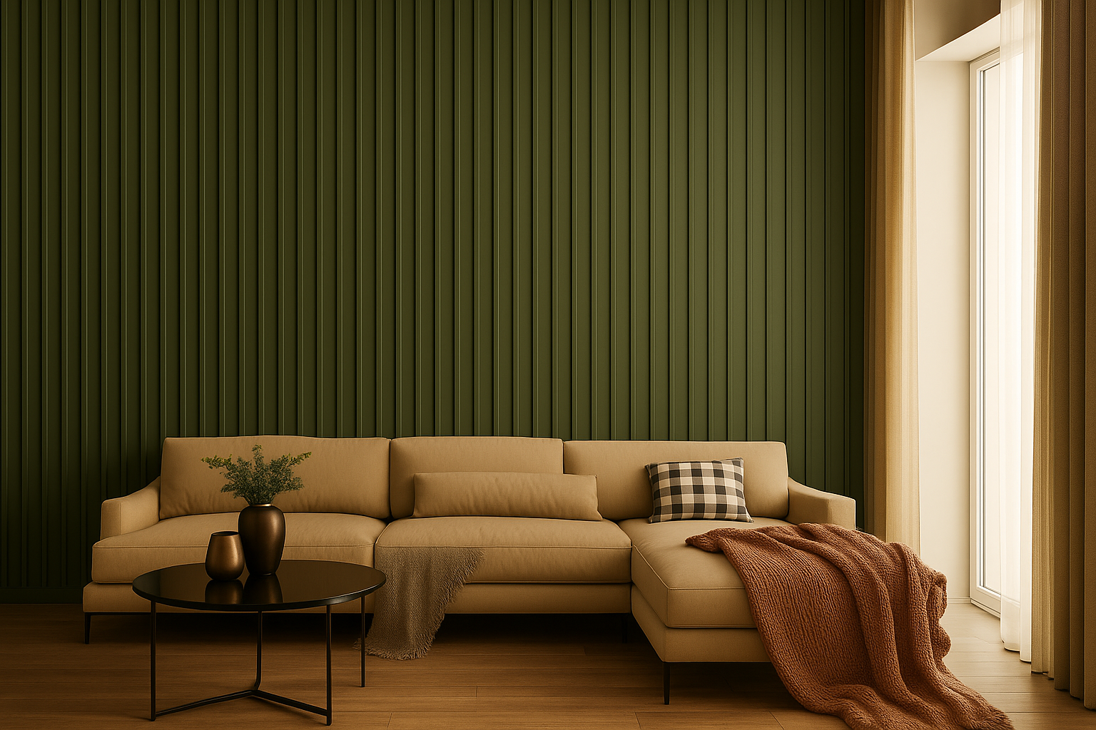 Rectangular Slat Wall Panel