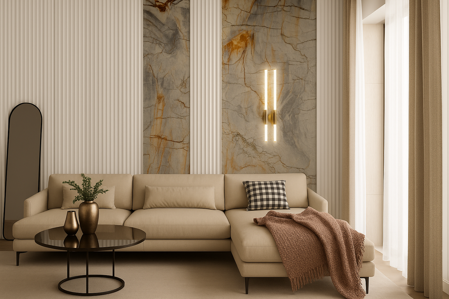 Corrugated Wave Wall Panel