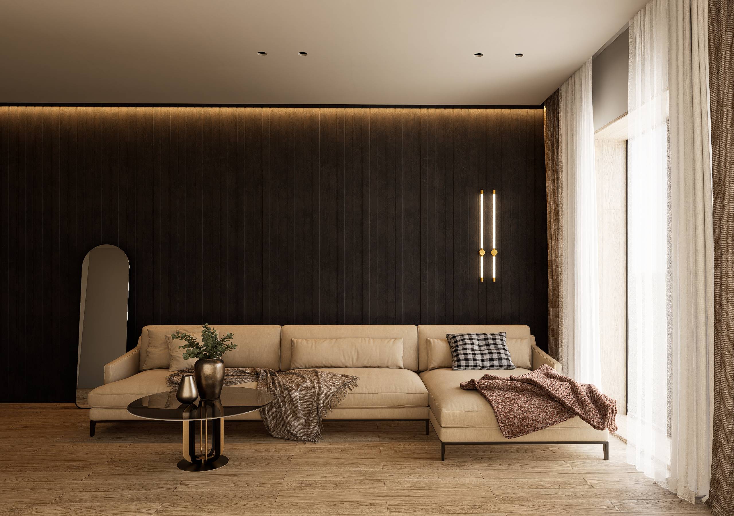 Grooved Layer Wall Panel