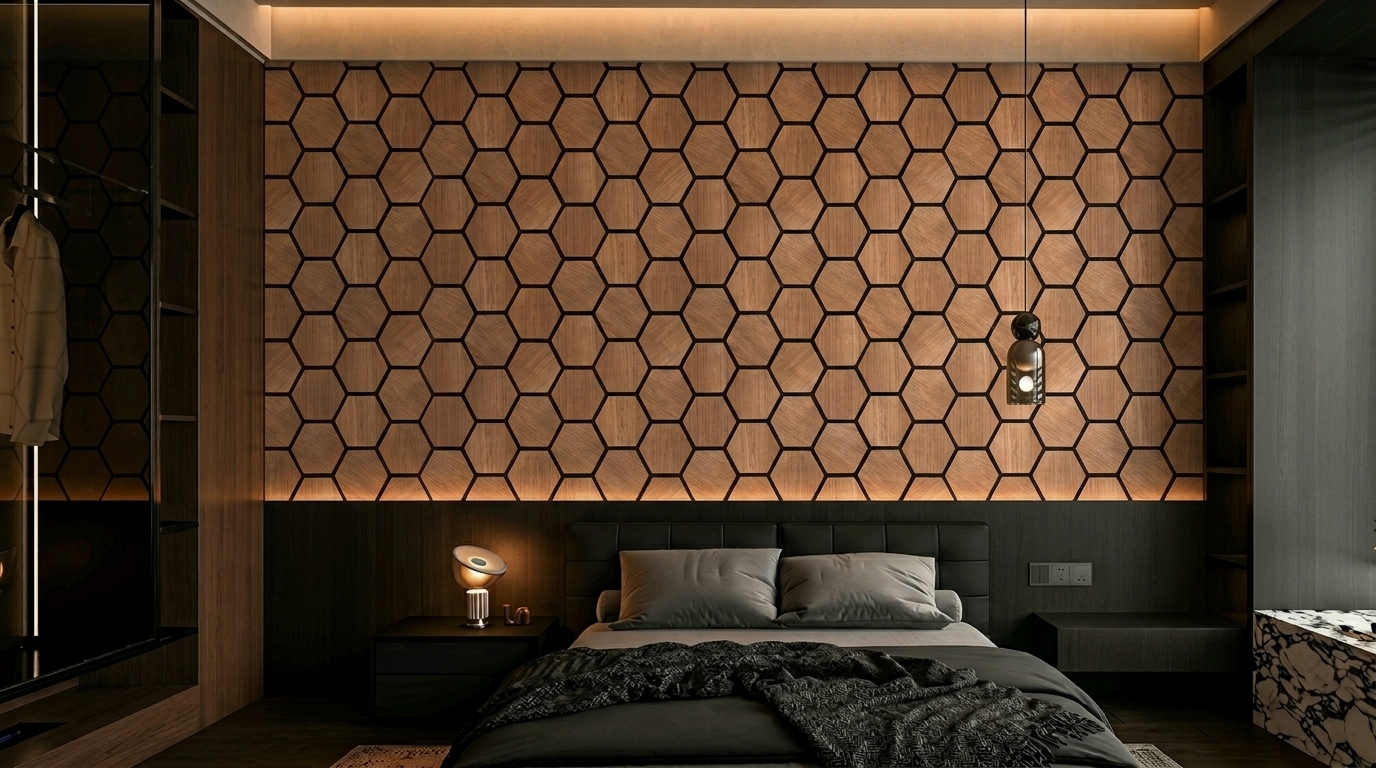 Honeycomb Harmony Acoustic Wall Panel
