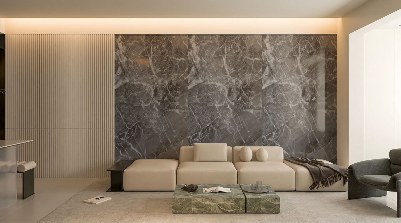 Spider Grey Marble Sheet