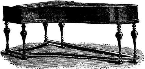 An antique piano showcasing its intricate craftsmanship