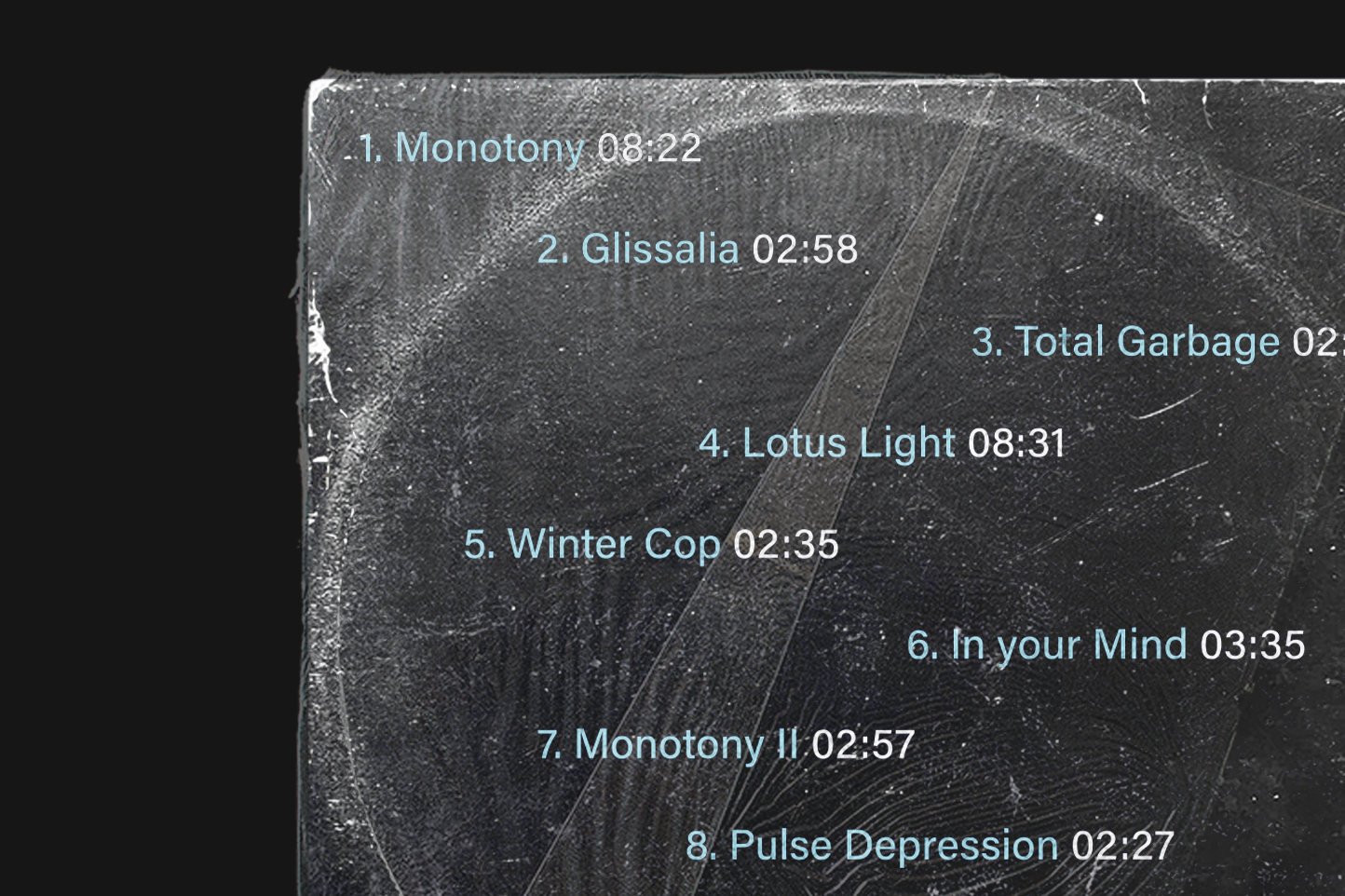 Stop motion of vinyl packaging opening up