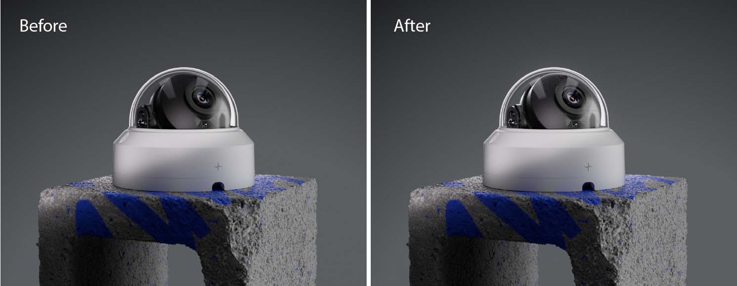 The final render will exhibit a subtle yet significant improvement, enhancing the overall visual quality.