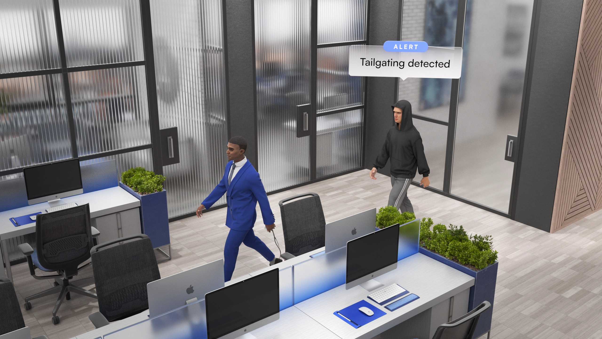 Lumana | 3D Motion for AI Security System ubunzo 3d design