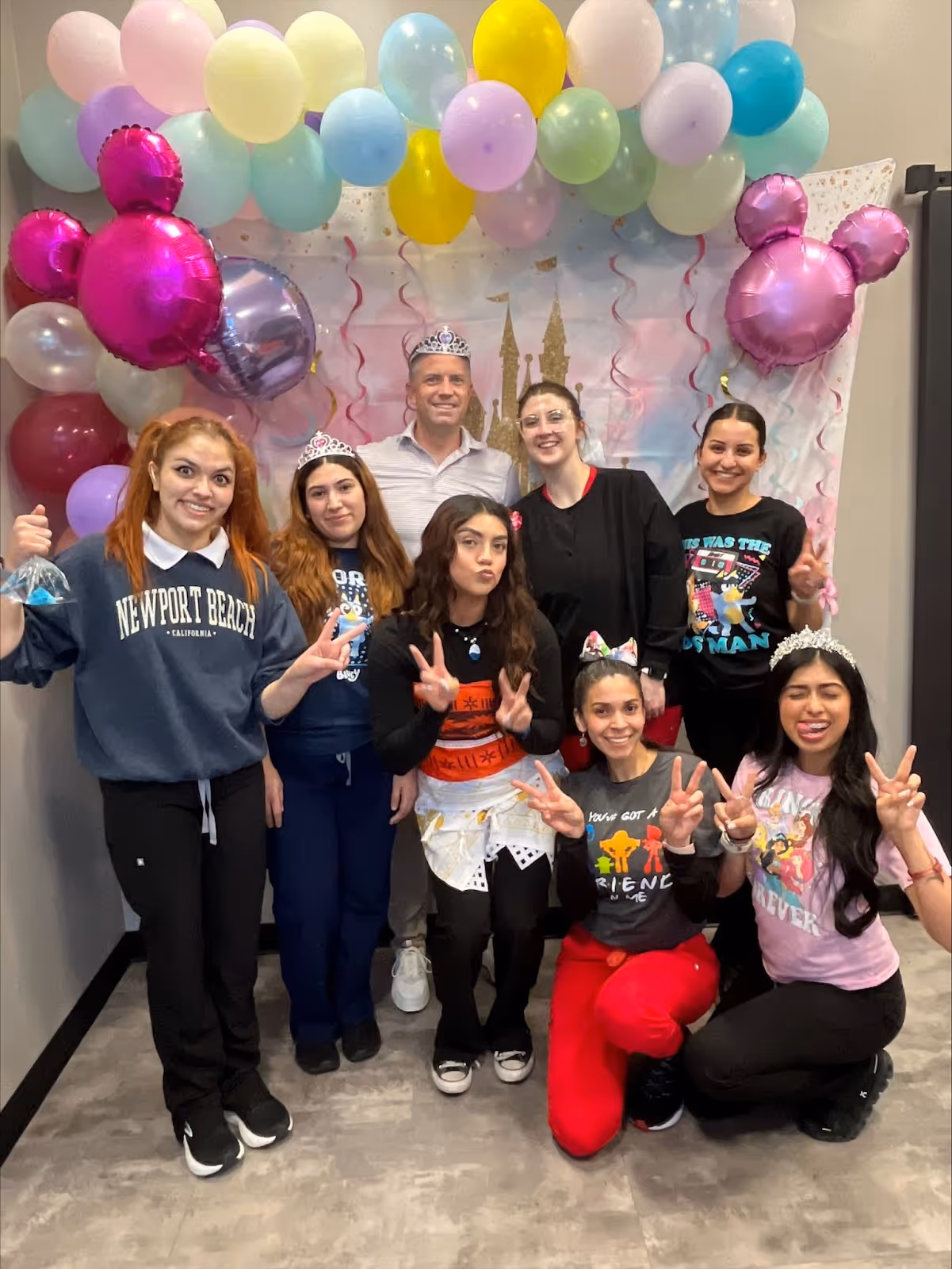 AKD team dressed up as Disney characters