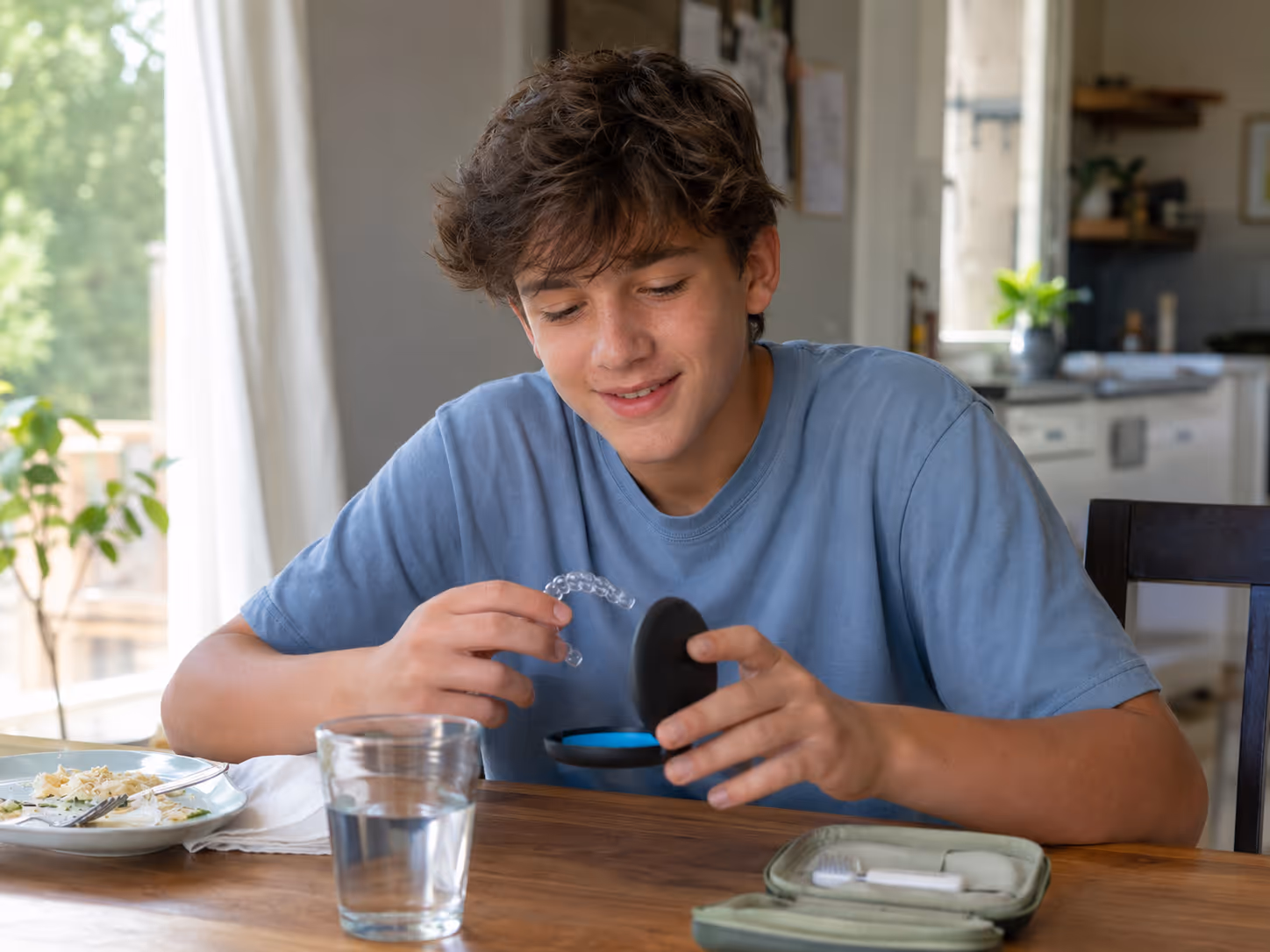 Invisalign in daily life of a teen