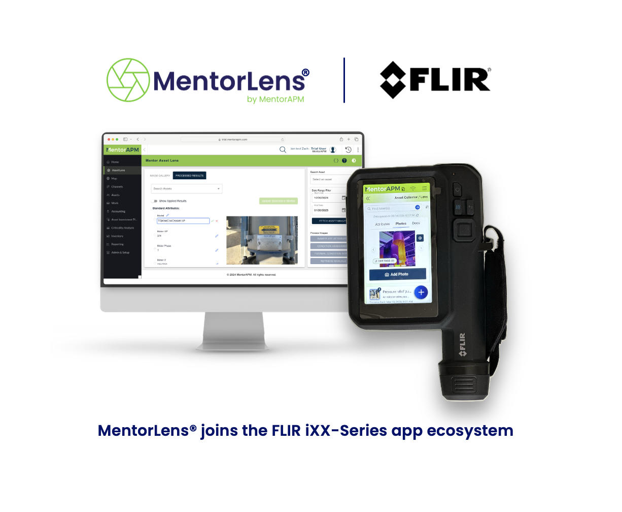 MentorAPM adds thermal imaging to MentorLens® through Teledyne FLIR collaboration