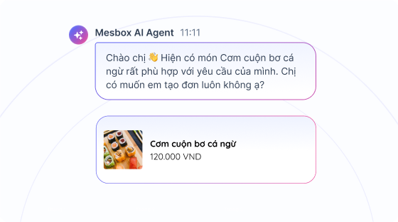 AI bán hàng trong ngành F&B