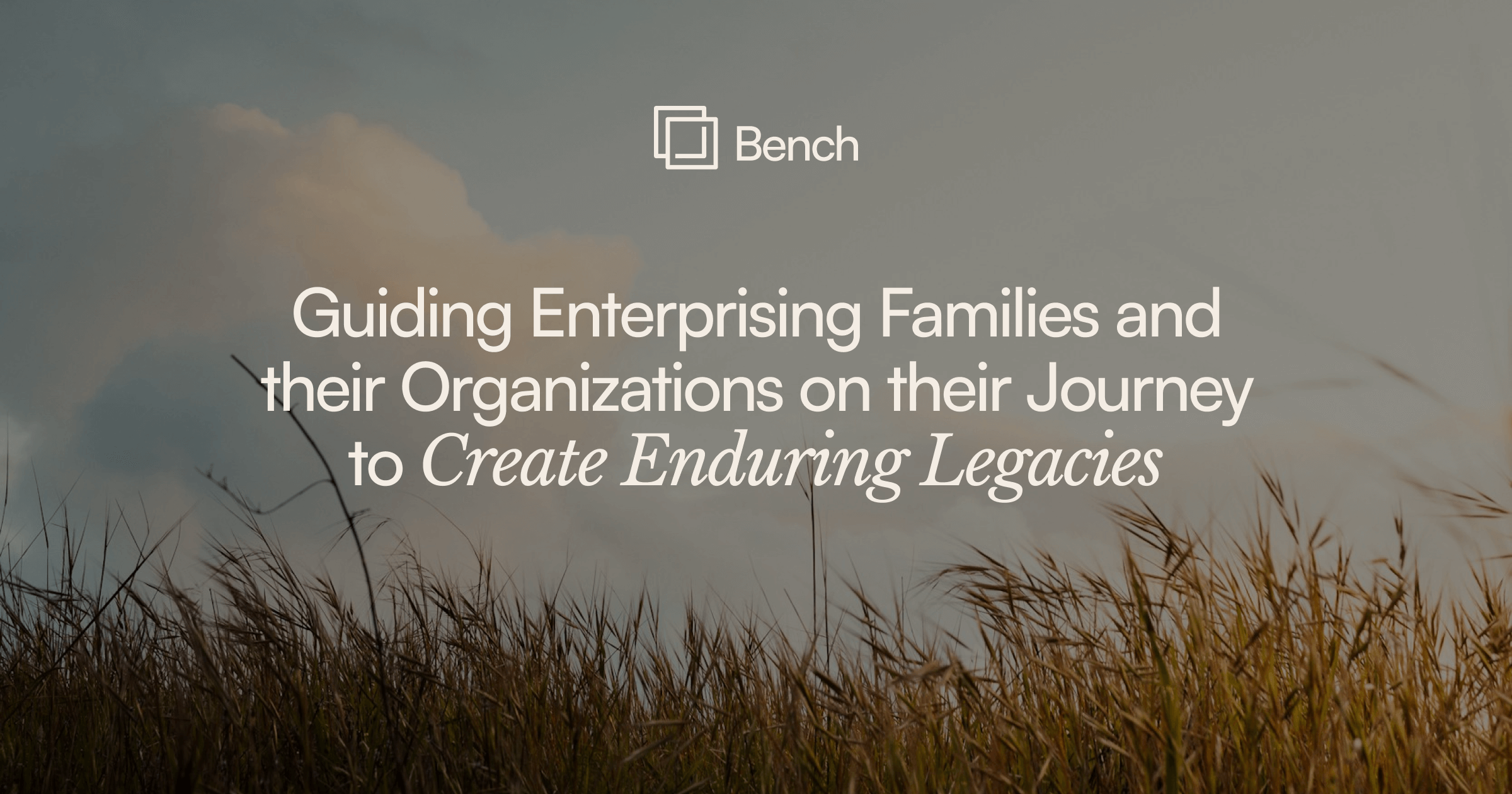 Real-World Insight on Family Business Transitions | Bench Consulting, image size:2400x1260