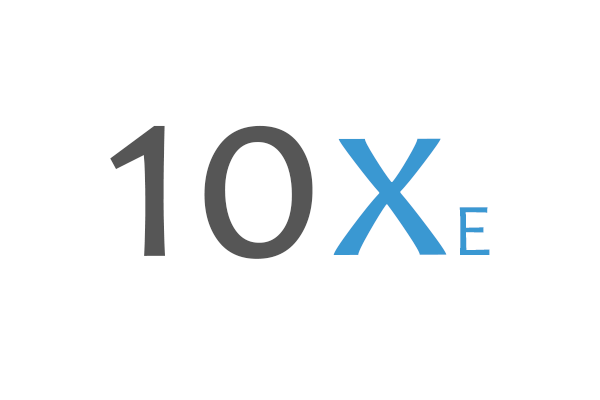 10X E