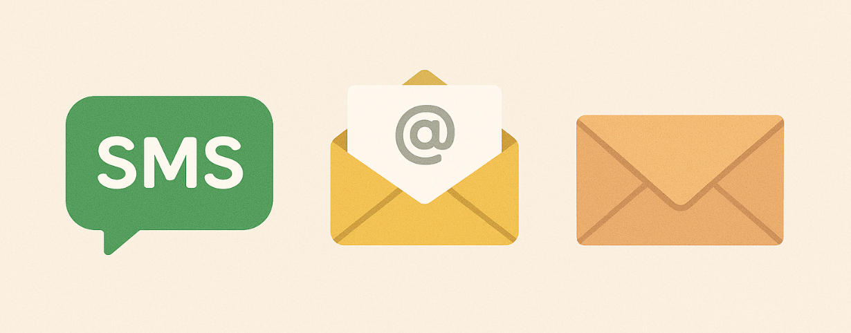 SMS, email, and direct mail to turn identities into revenue