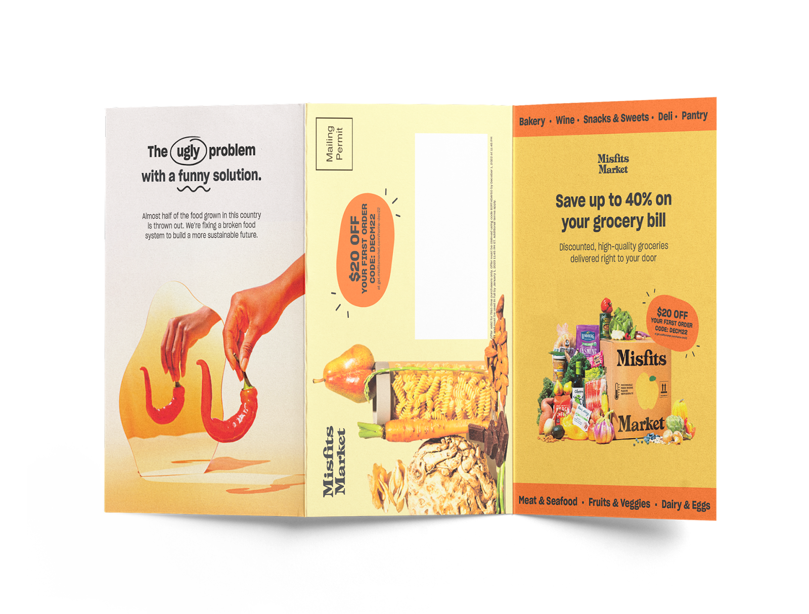 Example of a direct mail sent by an ecommerce brand