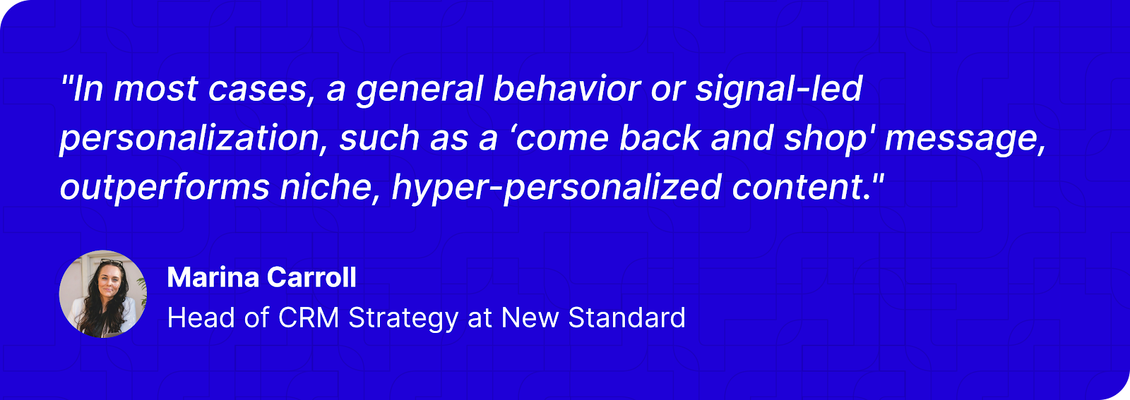 Contextual and real-time personalization for shoppers