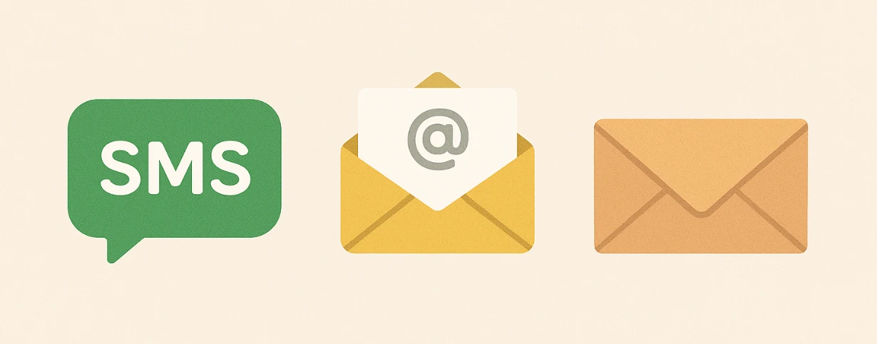 SMS, email, and direct mail to turn identities into revenue