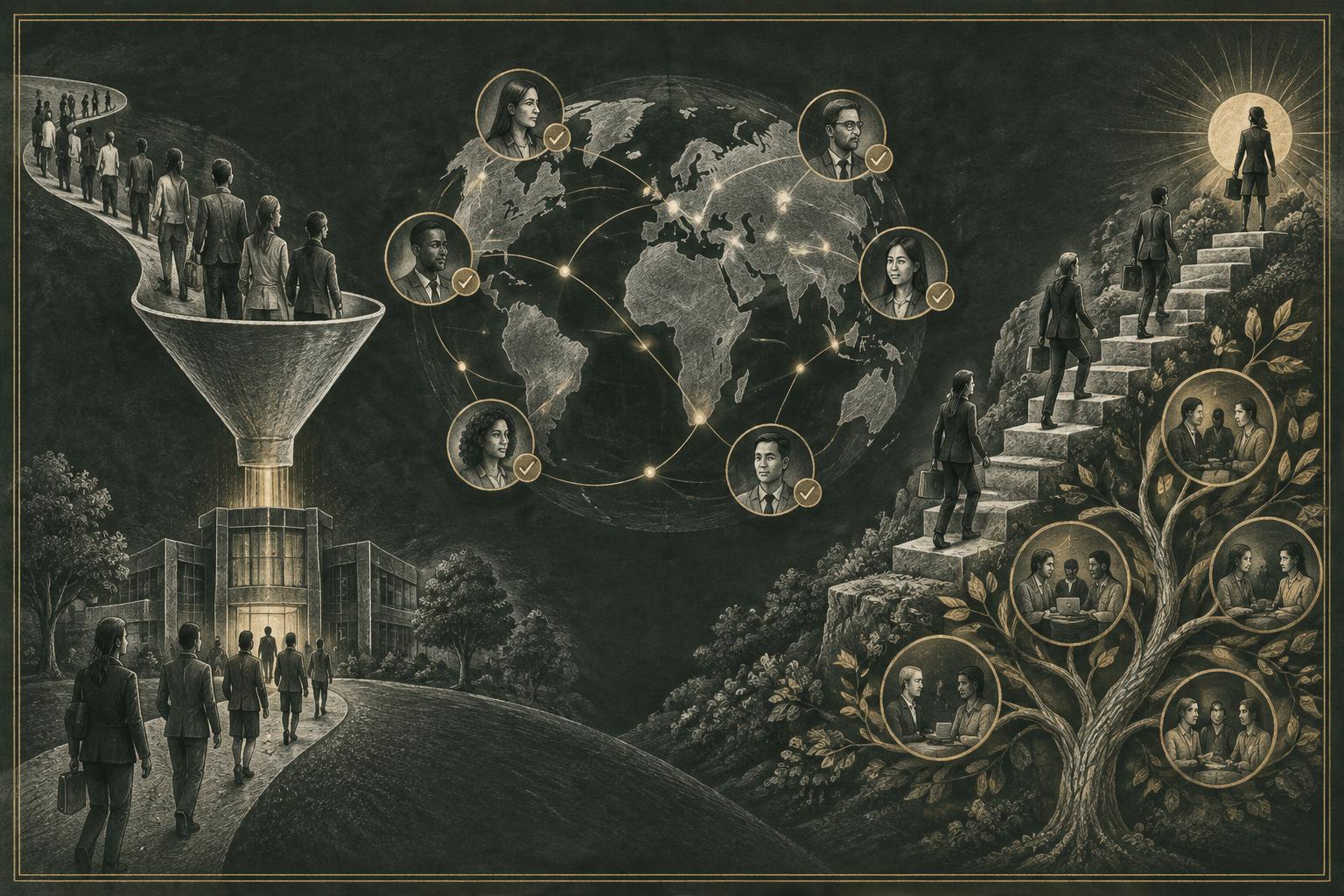 Workforce growth illustration