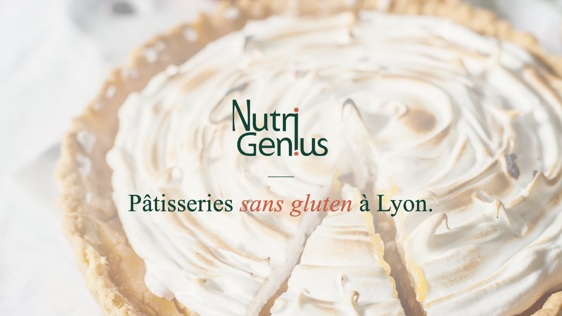 Tarte au citron meringuée, pour illustrer notre guide de la pâtisserie sans gluten à Lyon