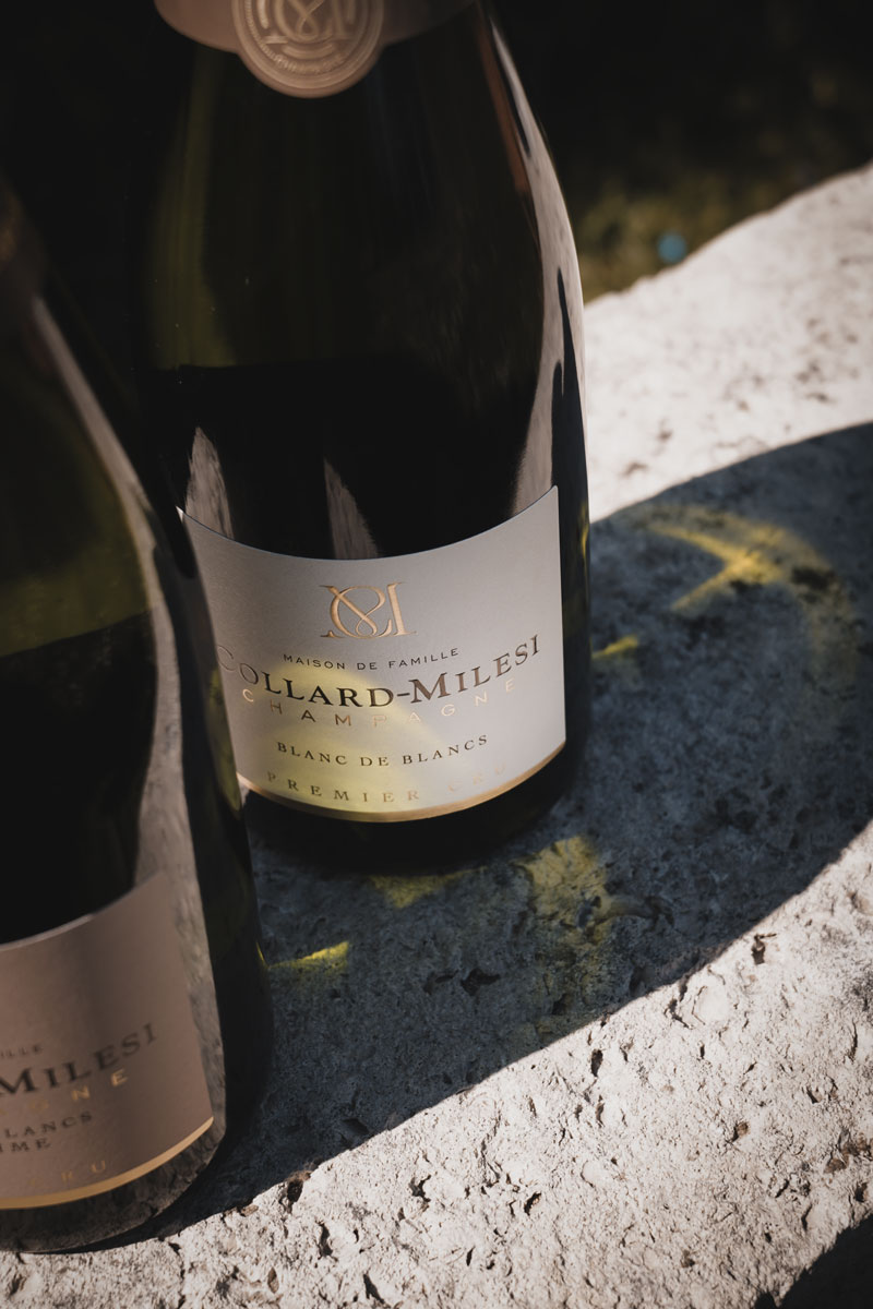 2 bouteilles de Champagne Collard-Milesi