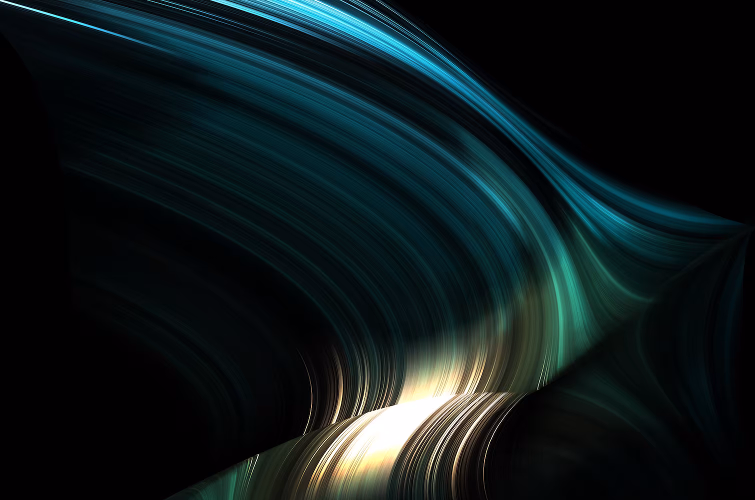 Abstract flowing light and energy-themed background.