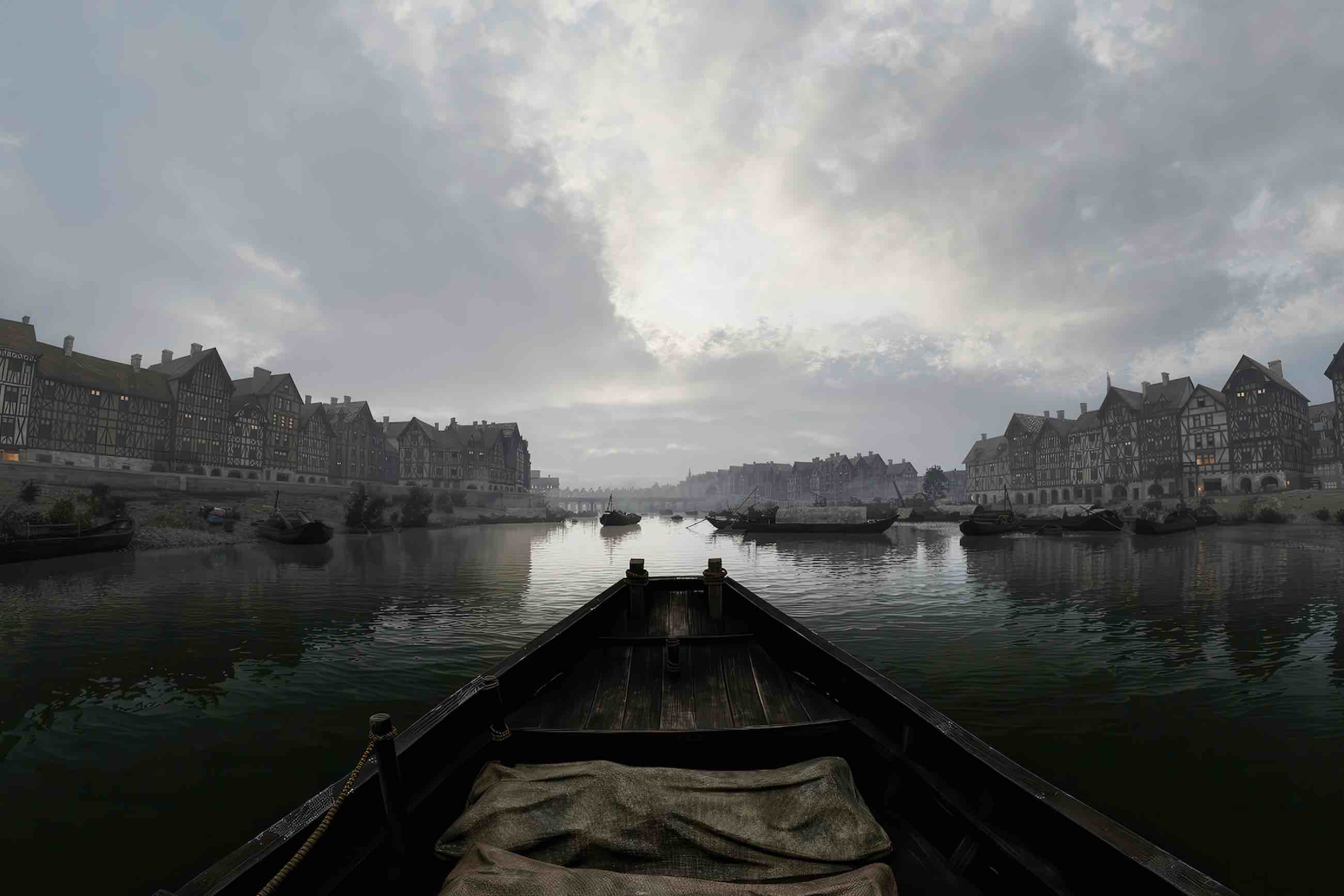 Image Timescope de la Peste Noire à Paris en 1348, reconstituée en réalité virtuelle