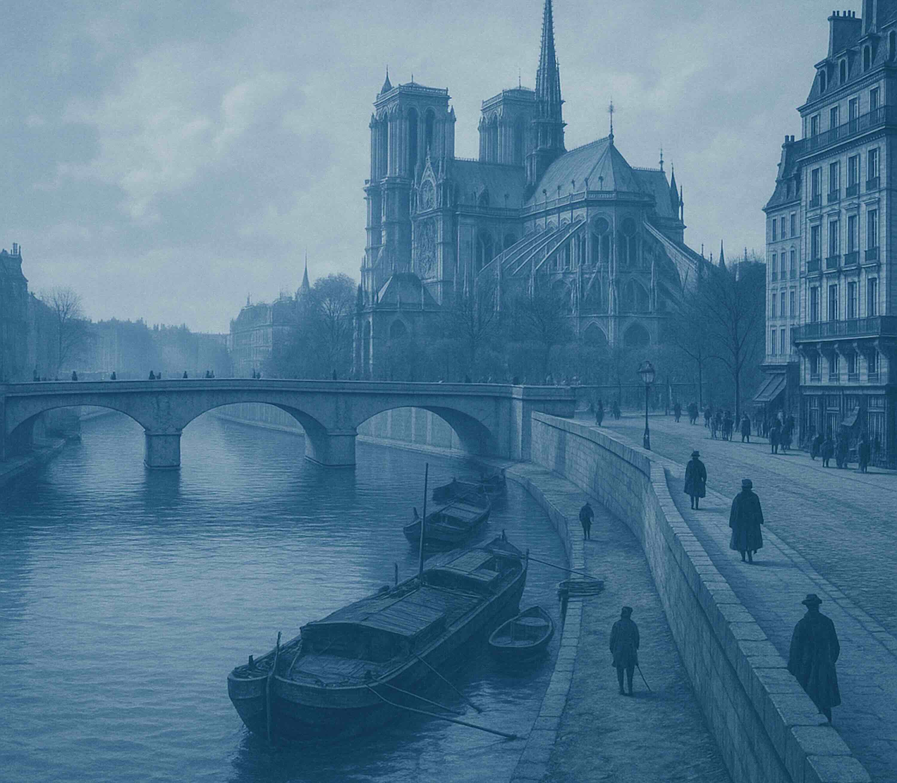 vue esquisse de Paris au XXe