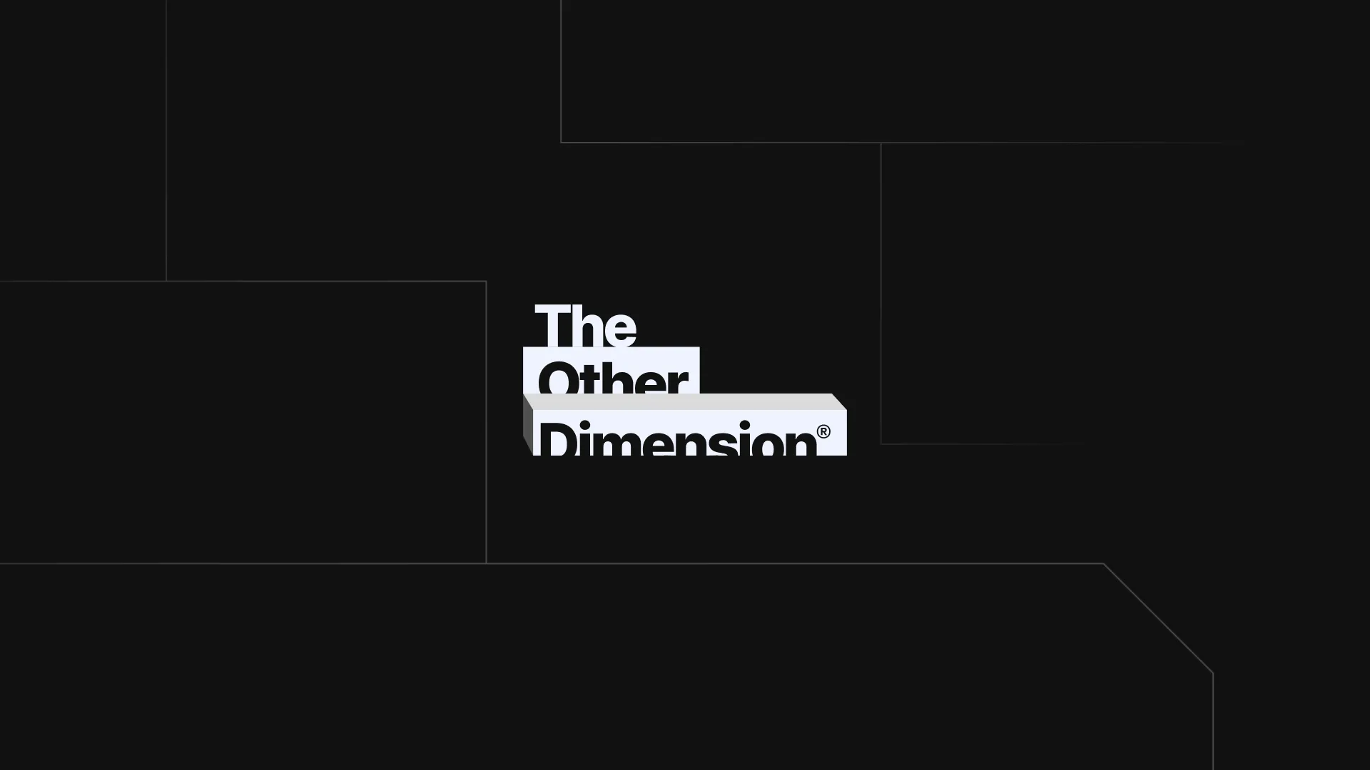 Brand identity design for The Other Dimension, an architecture and interior design studio.