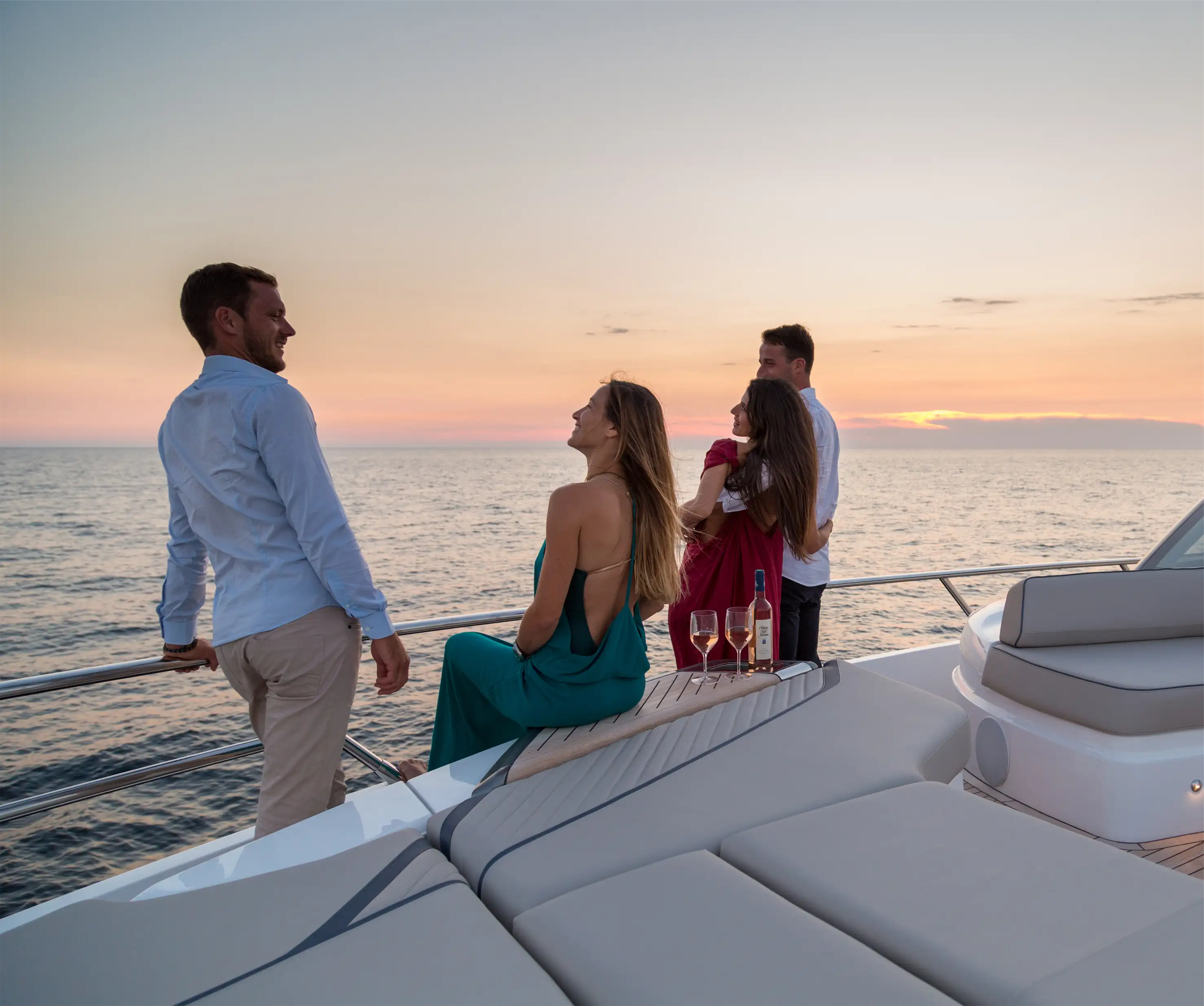 Dinner by the sea in Corsica