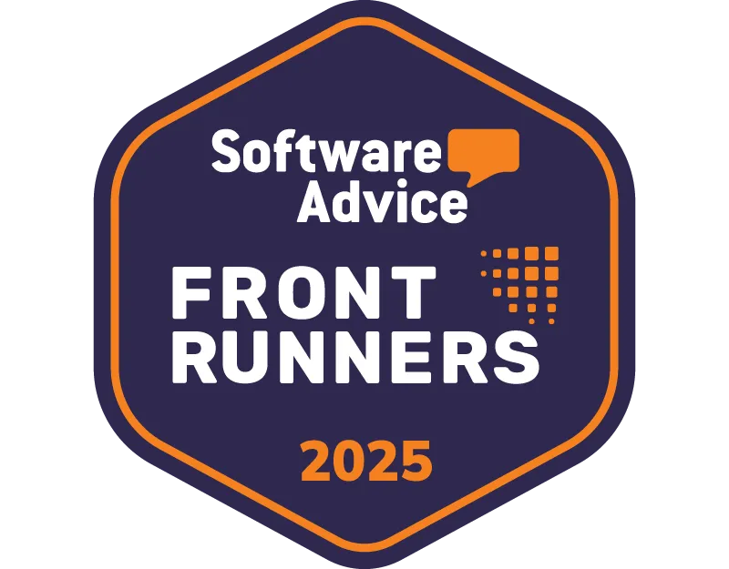"Software Advice FRONT RUNNERS 2025".
