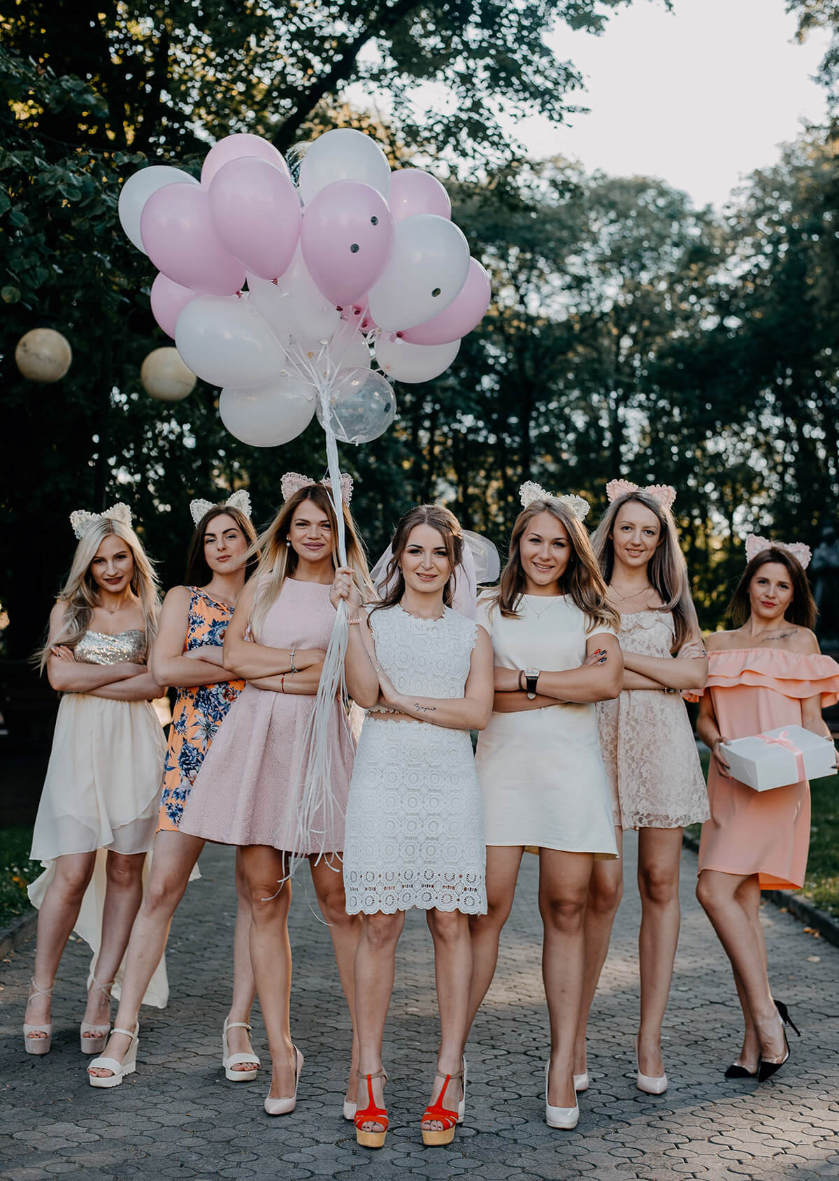 Bride and the bridesmaids - Blume Photography Webflow Template