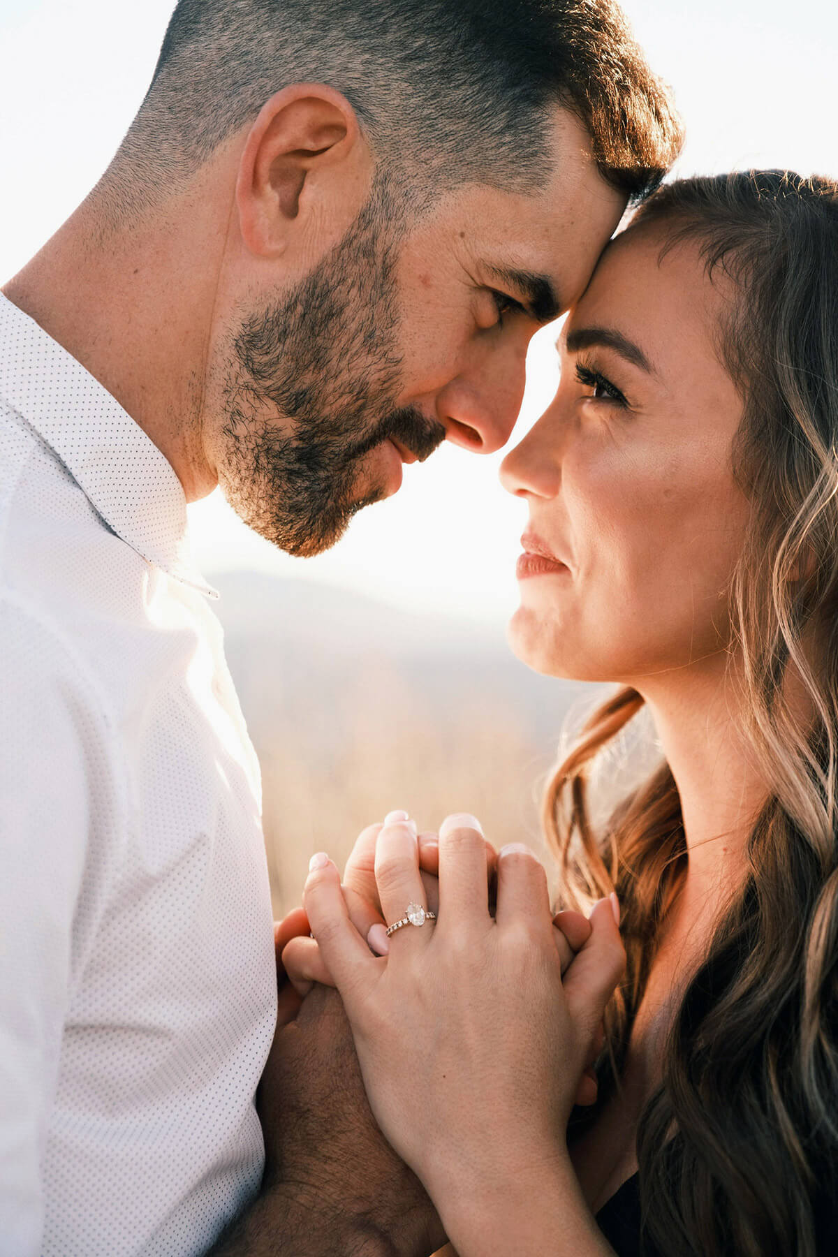 Couple smiling - Blume Photography Webflow Template