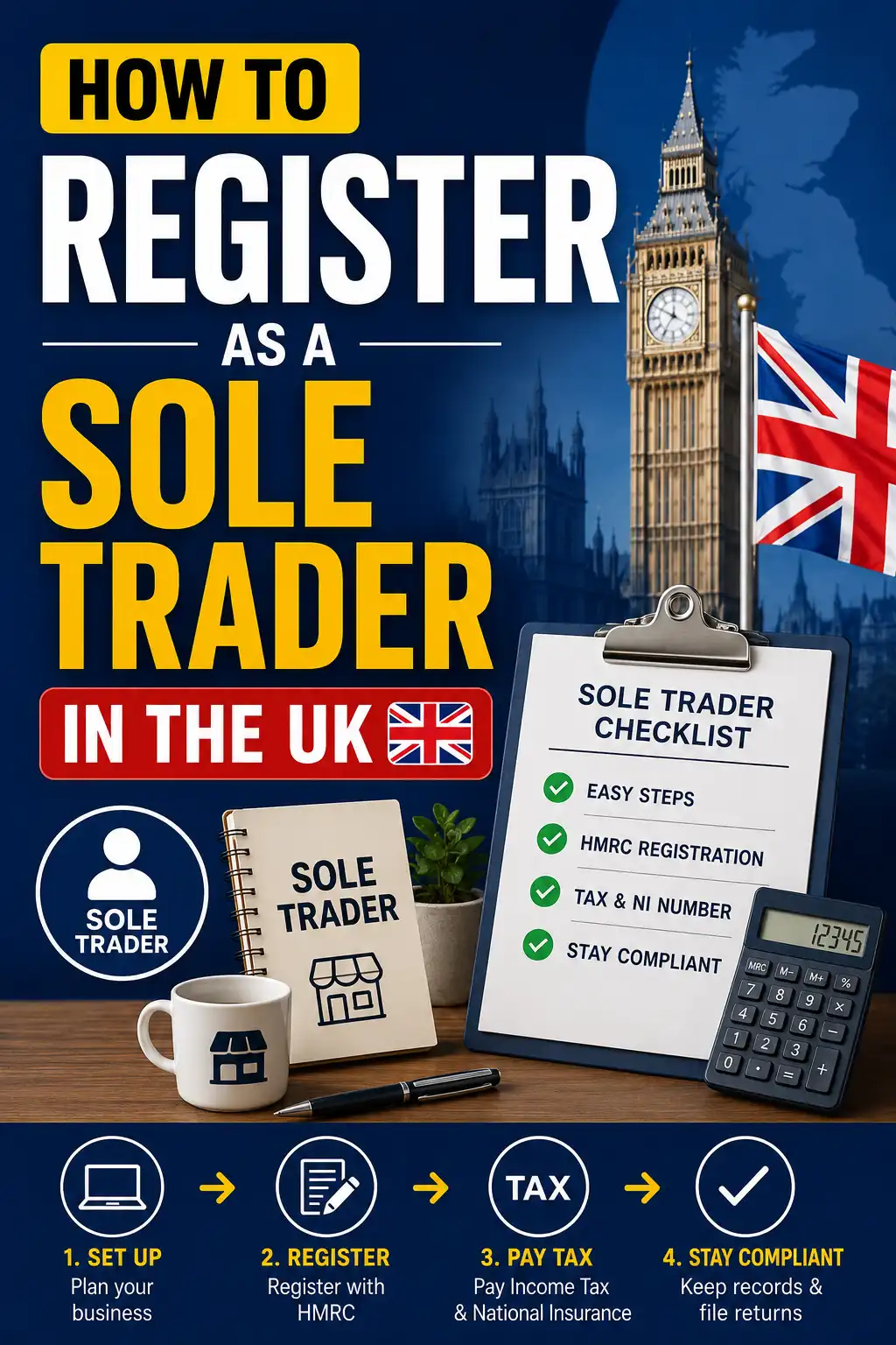 how to register as a sole trader in the uk