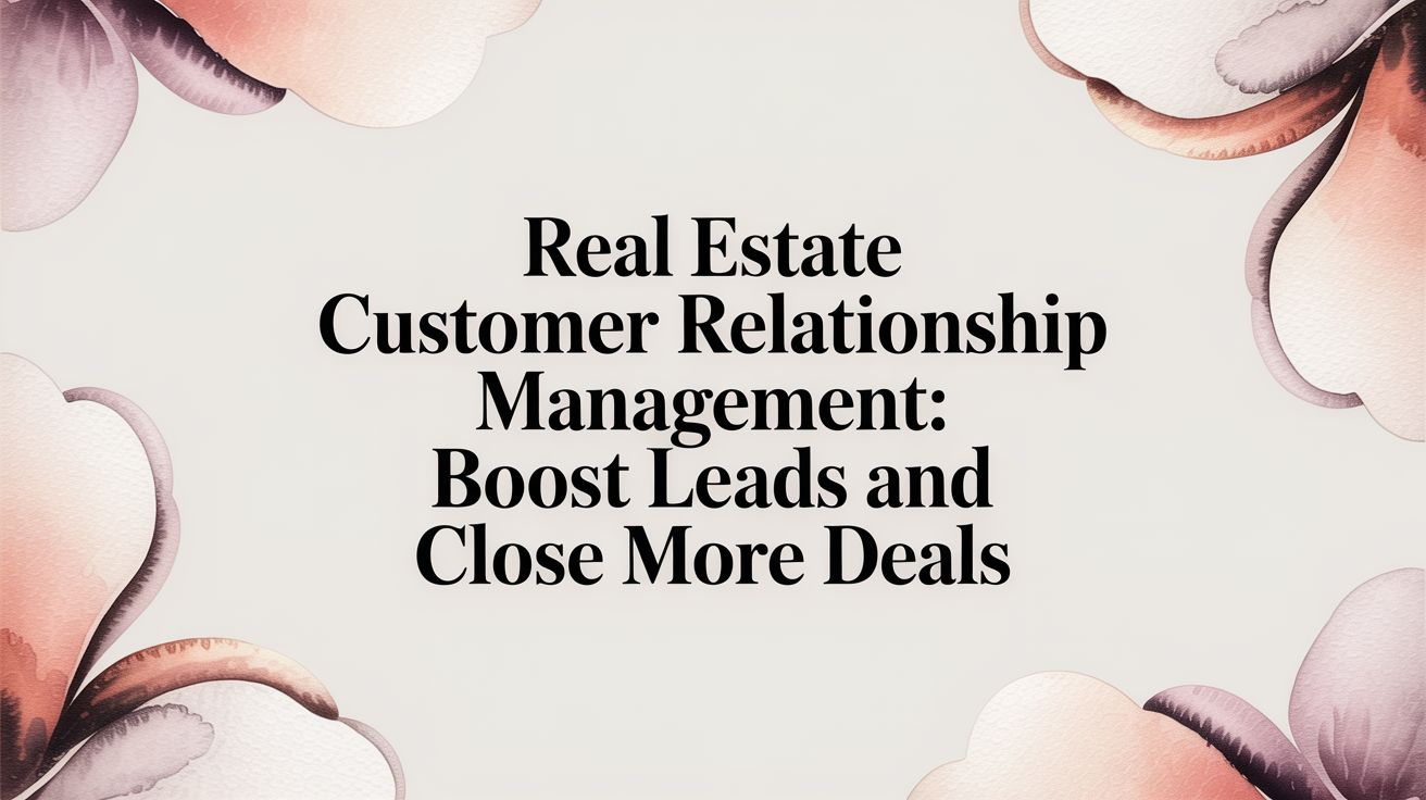 Real Estate CRM in MENA: Stop Leaking Leads, Start Closing Deals