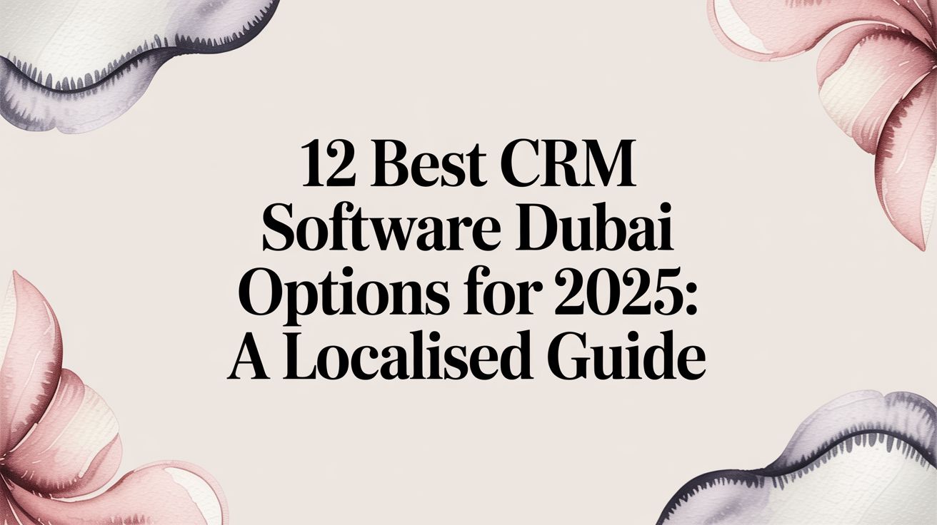 12 Best CRM Software Dubai Options For 2025: A Localised Guide
