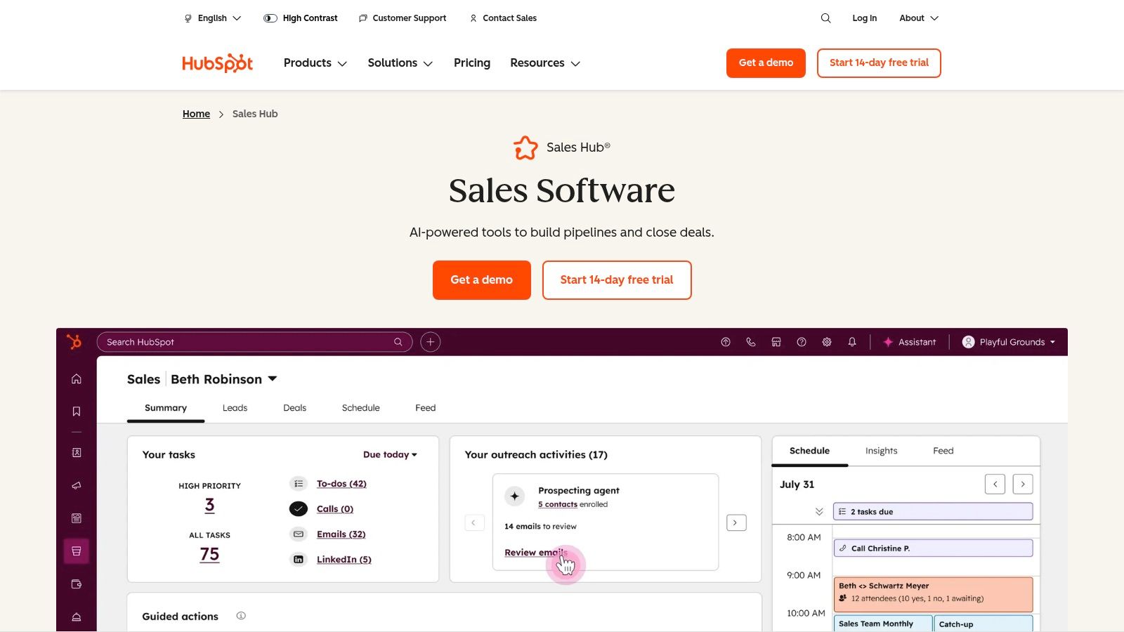 HubSpot – Sales Hub