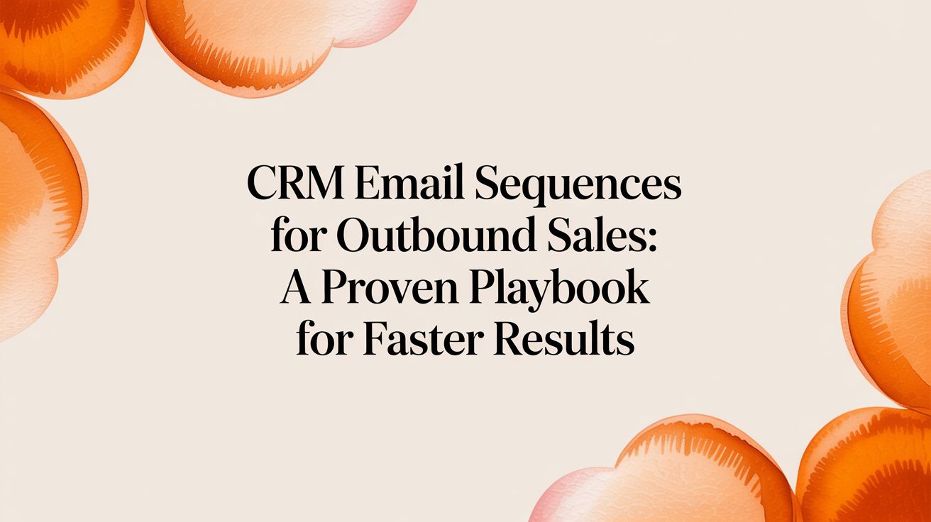 CRM Email Sequences for Outbound Sales: A Proven Playbook for MENA Businesses